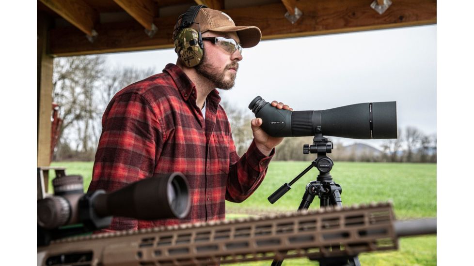 Vortex Viper HD 85mm Spotting Scope MOA Reticle Eyepiece, Black, VS-85REA