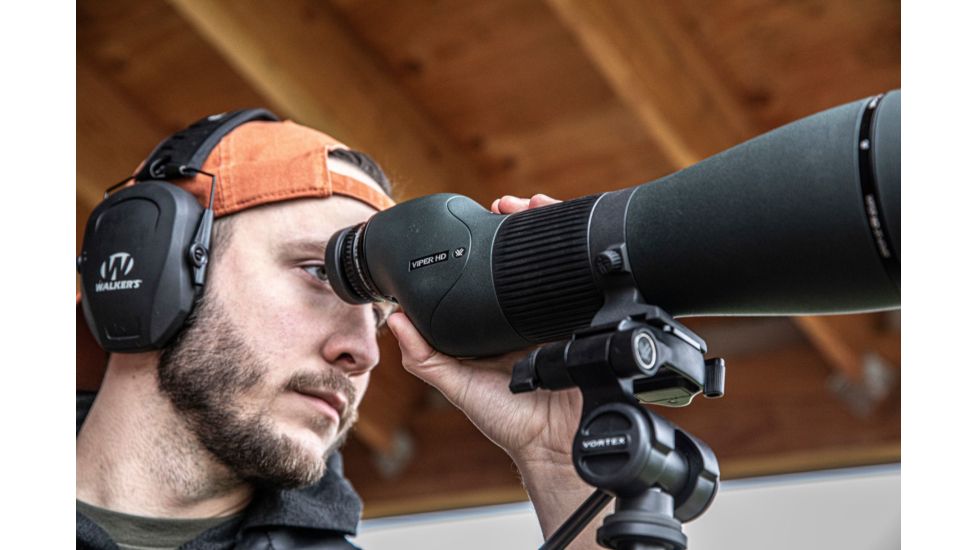 Vortex Viper HD 85mm Spotting Scope MOA Reticle Eyepiece, Black, VS-85REA