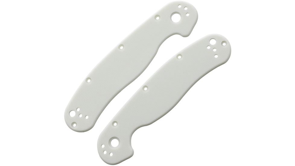 Way of Knife &amp; EDC Gear House RAT 2 Scales G10 White, WOKR2WTG