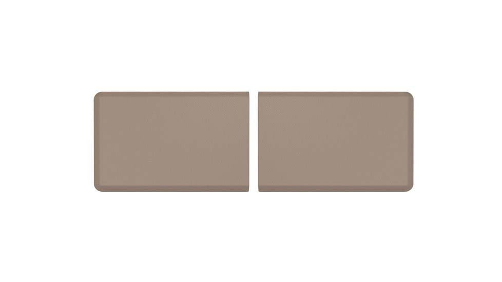 WeatherTech Comfort Mat Connect, Carbon Fiber, 2 Pieces, 24x36in, Tan, 8ACONA2CBT