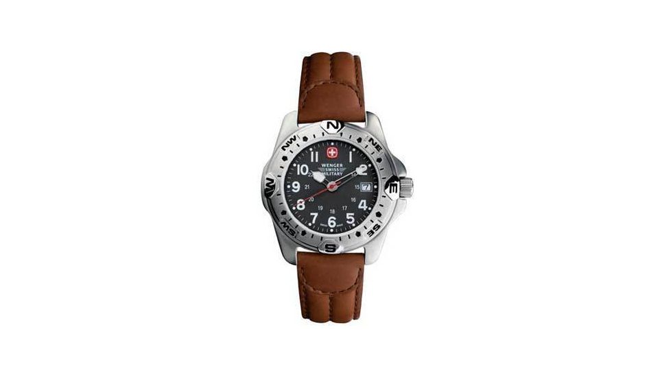 Wenger Swiss Military Hiker Watch - Men's Stainless Steel Water Resistant Watches 79156