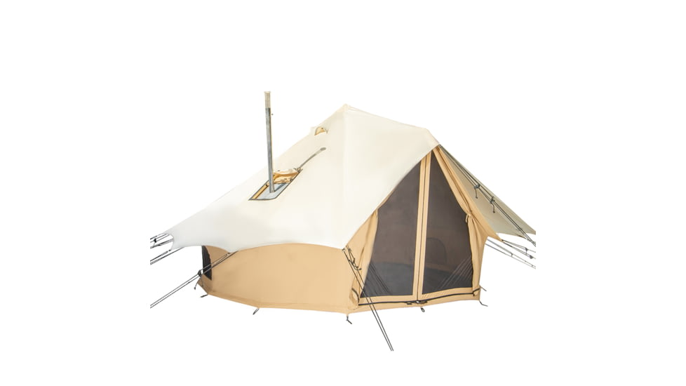 White Duck Flysheet Bell Tent, Rover, White, 6ftx8ft, RST-6x8