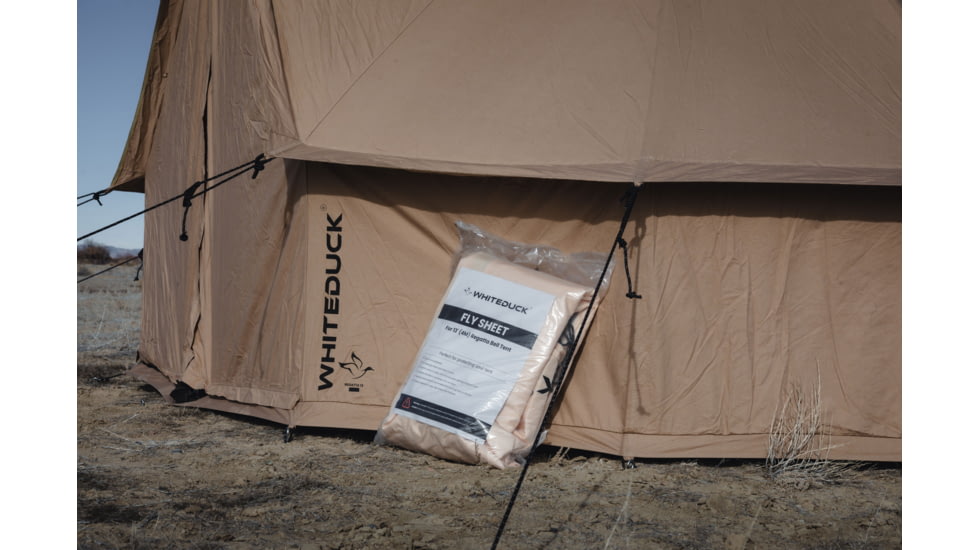 White Duck Flysheet Bell Tent, Rover, White, 6ftx8ft, RST-6x8