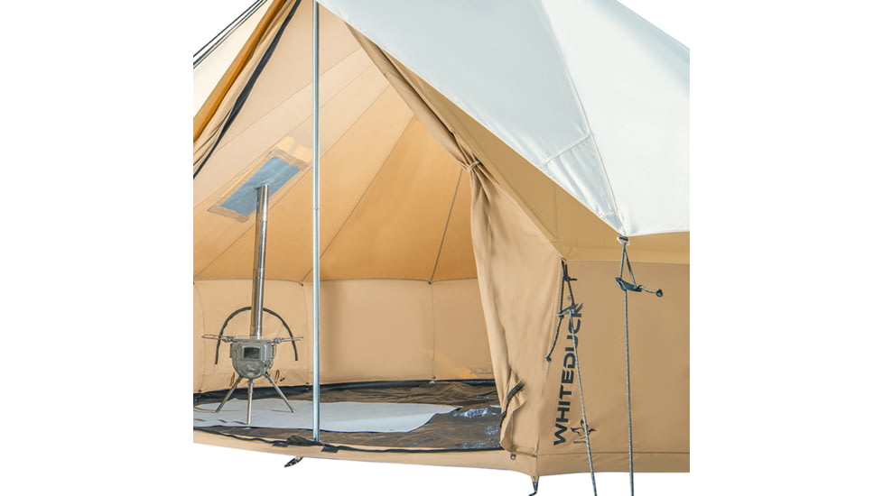 White Duck Flysheet Bell Tent, Rover, White, 6ftx8ft, RST-6x8