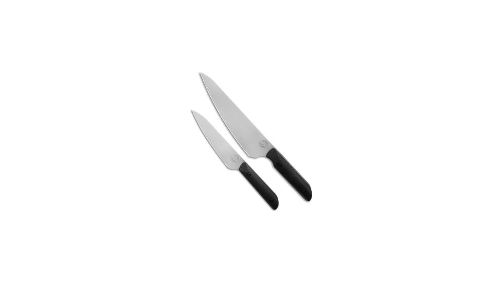 White River White River Knives Liong Mah Two Knife Set Chef/Utility Black G-10, Black, Magnacut, adult, BHQ-240386