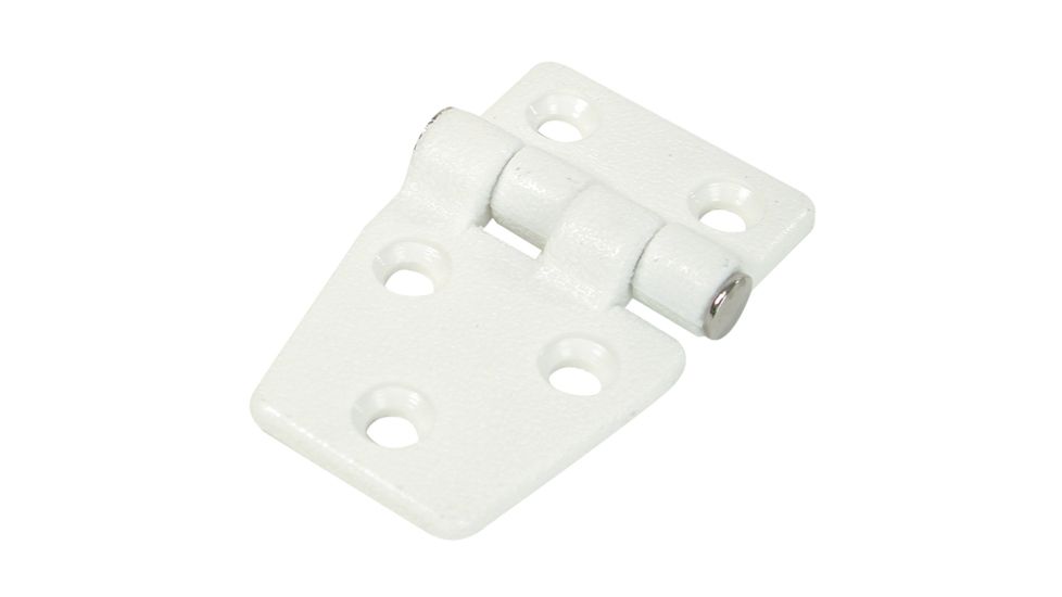 Whitecap Shortside Door Hinge - White Nylon - 1-3/8" x 2-1/4" 50346