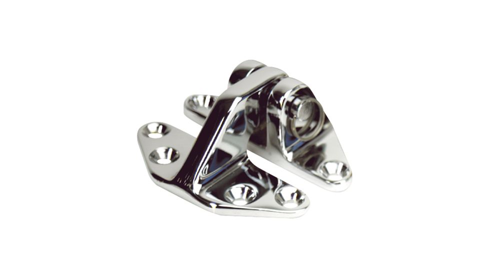 Whitecap Standard Hatch Hinge - CP/Brass - 2-5/8" x 3-1/8" 50353