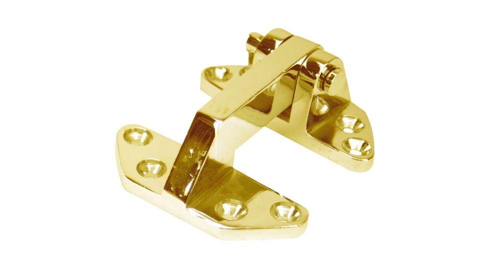 Whitecap Standard Hatch Hinge - Polished Brass - 2-5/8" x 3-1/8" 50354