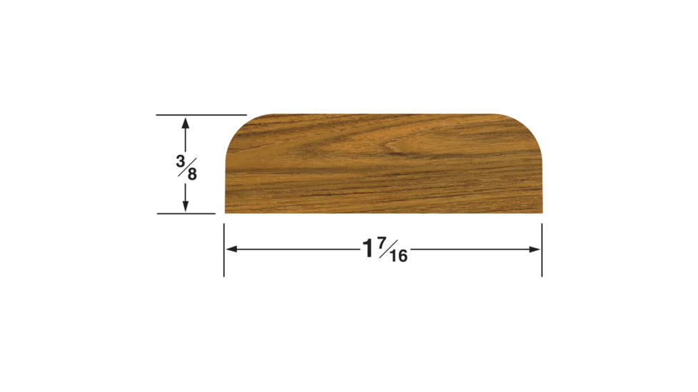 Whitecap Teak Batten - 1-7/16"W 50516