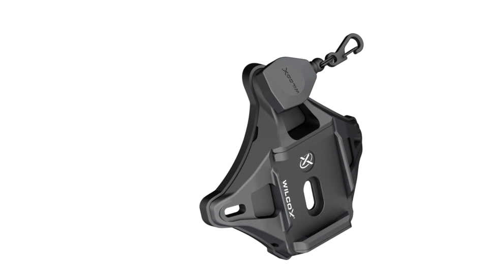 Wilcox Hybrid One/Three Hole Shroud with Lanyard, Black, 56100G39-B