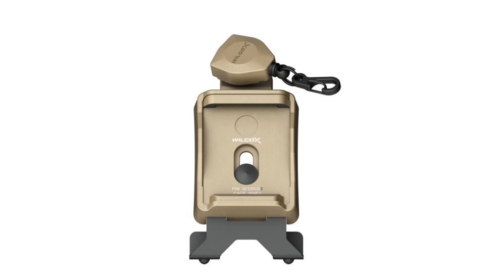 Wilcox One Hole Shroud w/ Lanyard for ACH/MICH Helmet, Tan, NSN 5855-01-593-7377, 56100G03-T