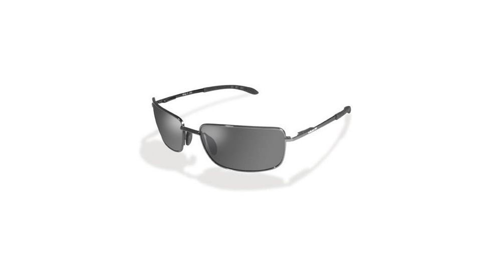 Wiley X 50 Polarized Sunglasses Neutral Slate Lens / Gun Metal Frame