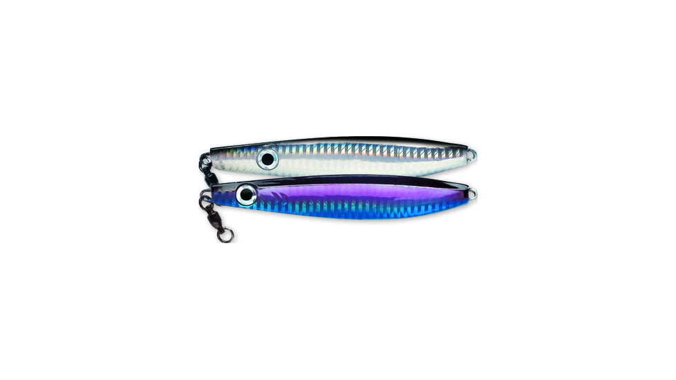 Williamson Vortex Speed Jig, 10/0 Assist Hook, Black Purple, 7oz, 6 1/4in, VSJ200BLKPrpL