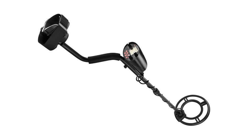 Winbest Master-200 Metal Detector, Water Resistant Coil, Adjustable 49 in Maximum, Black BE12596