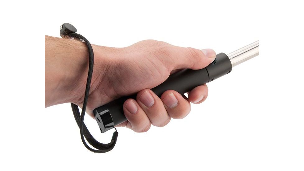 Winbest XD-10 Selfie Stick w/ Built In Bluetooth Shutter, USB Charging Port, Silver, Extends from 7 in - 30 in BK12639