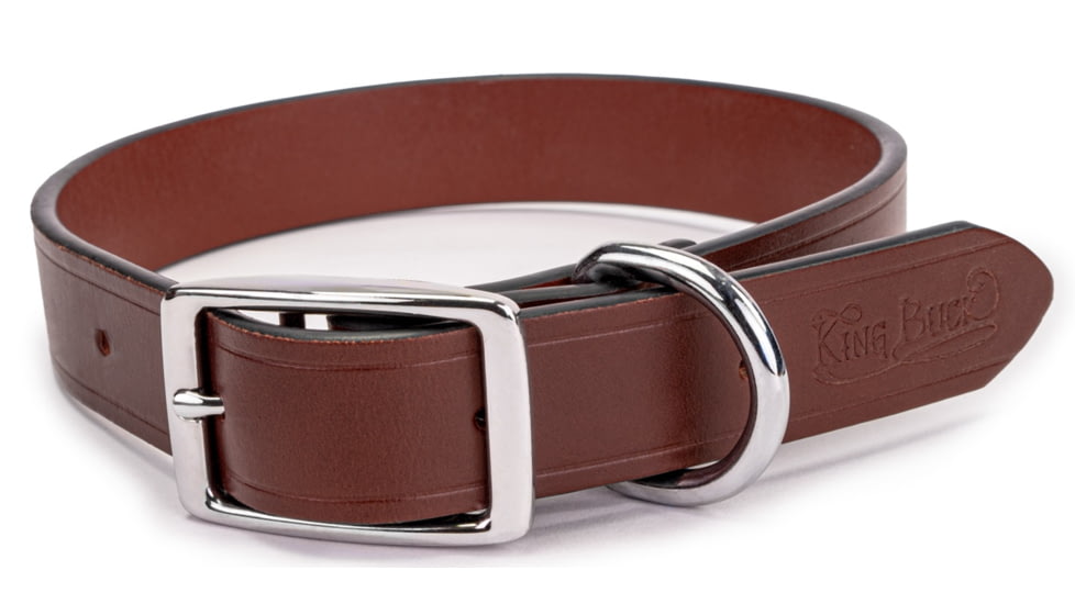 Winchester Pet King Buck Core D Leather Collar, Leather, L, KB-DRLC-LTR-L-1
