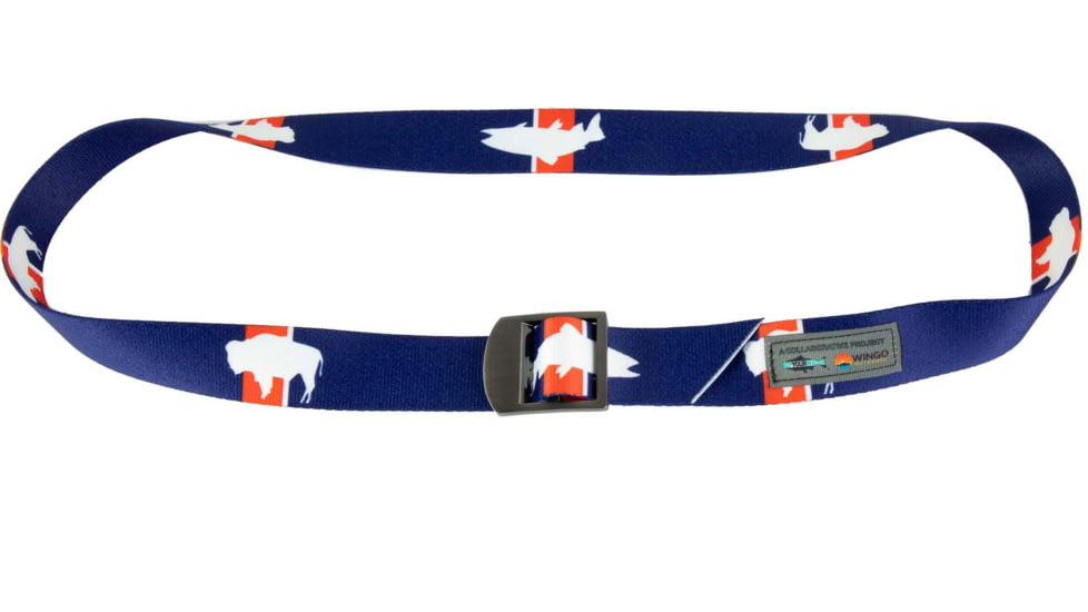 Wingo Outdoors Basecamp Belt - RepYourWater, Bison Trutta, One Size Fits Most, W-BAS-502-OS