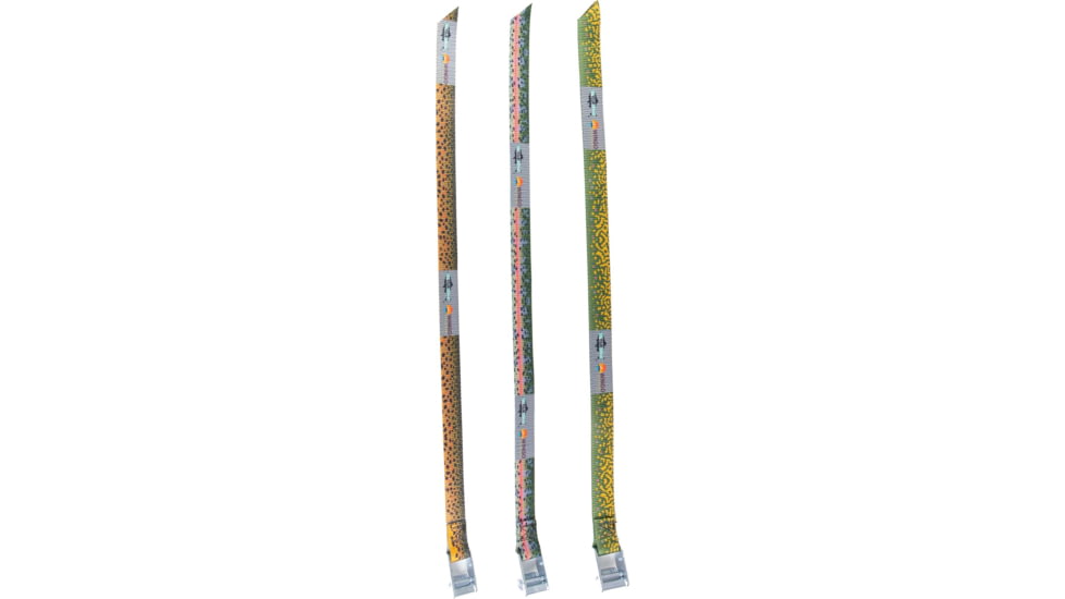 Wingo Outdoors Fish Skin Cam Strap - RepYourWater, Rainbow Trout, 2 foot length, W-CAM-509-2FT