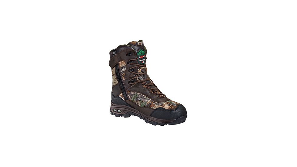 Mens 2007 Maniac - 8in Side Zip Realtree XTRA, Brown, 13/W