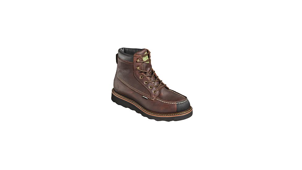 Mens 6003 Flyway 6in Red Oak Leather, Brown, 14/W