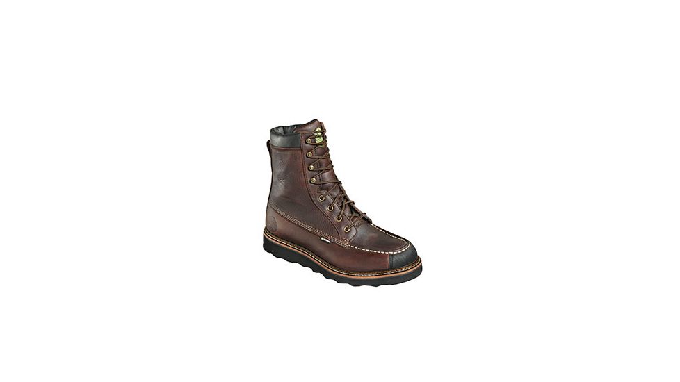 Mens Flyway 8in Red Oak Steel Toe, Brown, 14/W
