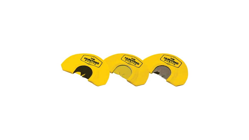 Woodhaven Calls The Hunting Public Custom Mouth Call, 3 Pack, Black/Red/Green, WH227