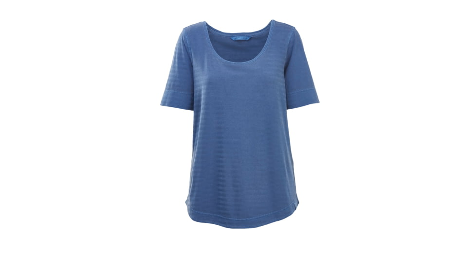 Woolrich Meadow Forks Women's 3/4 Sleeve Shirt, Bijou Blue, 7055