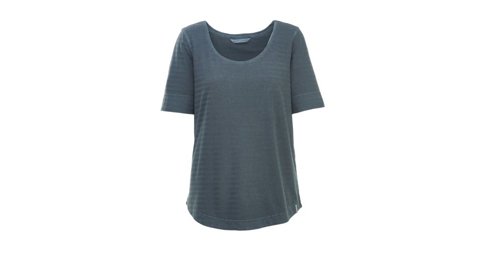 Woolrich Meadow Forks Women's 3/4 Sleeve Shirt, Dark Slate, 7055
