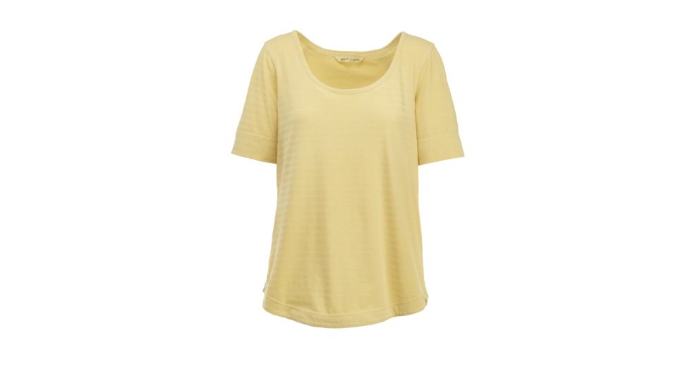 Woolrich Meadow Forks Women's 3/4 Sleeve Shirt, Light Sun, 7055