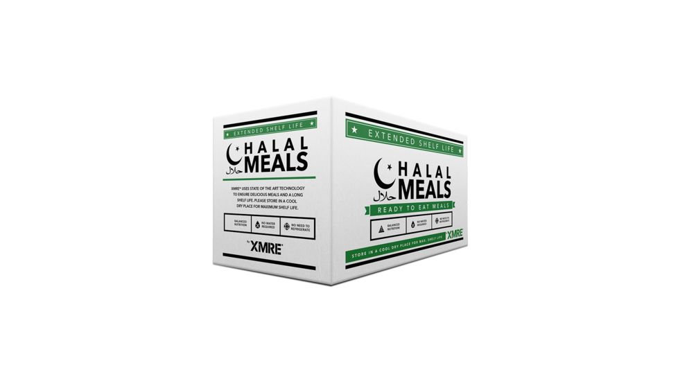 XMRE Halal 24 Hour, Case of 6 MREs, HL24XTH