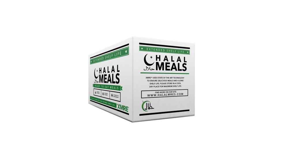 XMRE Halal 24 Hour, Case of 6 MREs, HL24XTH