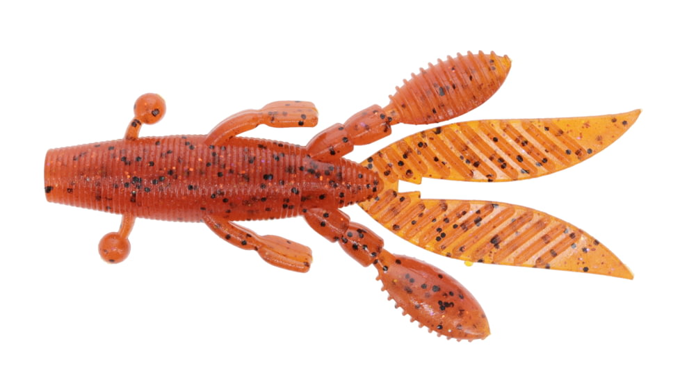 Yamamoto Baits Flappin Hog Creature Bait, 5, 4.5in, Fire Craw, YAM-FHL-05-9003