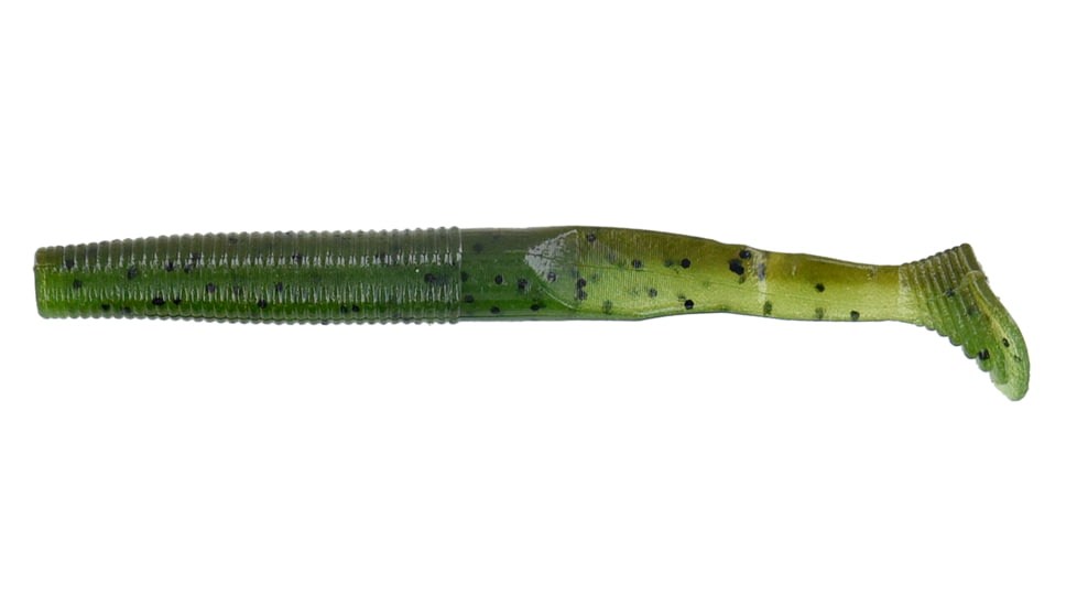 Yamamoto Baits Swimming Senko 4in Swimbaits, 10 pack, Green Pumpkin-Watermelon, YAM-31S-10-912