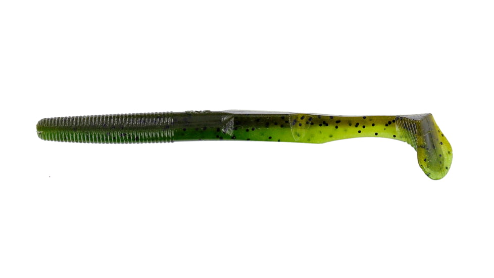 Yamamoto Baits Swimming Senko 5.5in Swimbaits, 7 pack, Green Pumpkin-Watermelon, YAM-31L-07-912