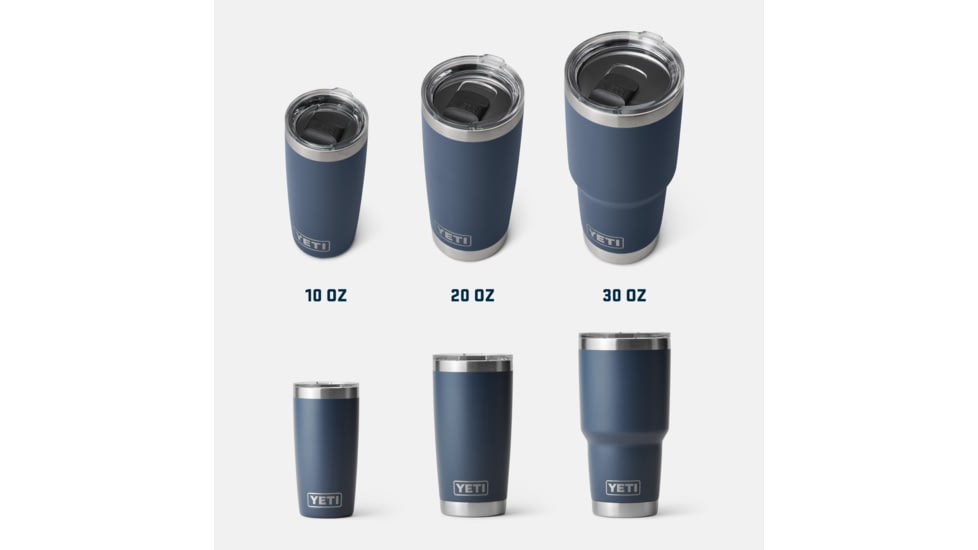 Yeti Rambler 20 oz Tumbler with Magslider Lid, Rescue Red, 21071504370