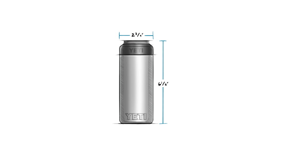 Yeti Rambler 12oz Colster Slim Can Insulator, Ice Pink, 21070090106