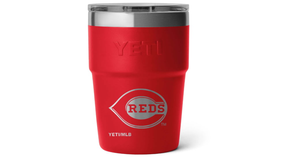 Yeti Rambler 16 oz Stackable Cup - NCAA Cincinnati, Rescue Red, 28100006623
