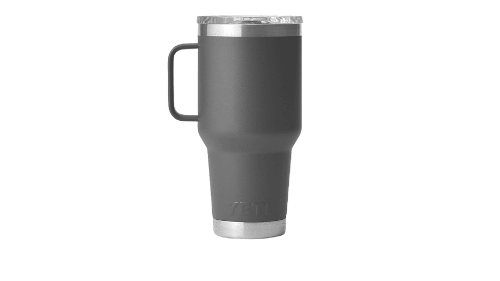 Yeti Rambler Travel Mug, 30 oz, Black, 21071502290