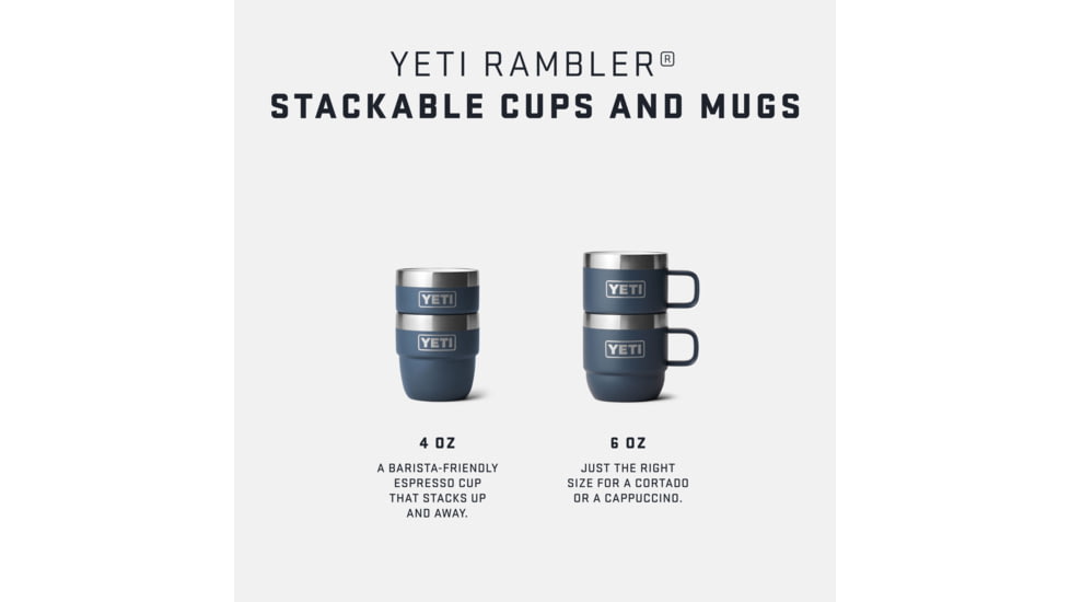 Yeti Rambler 4 oz Espresso Cup - 2 Pack, Tropical Pink, 4 oz, 21071502981