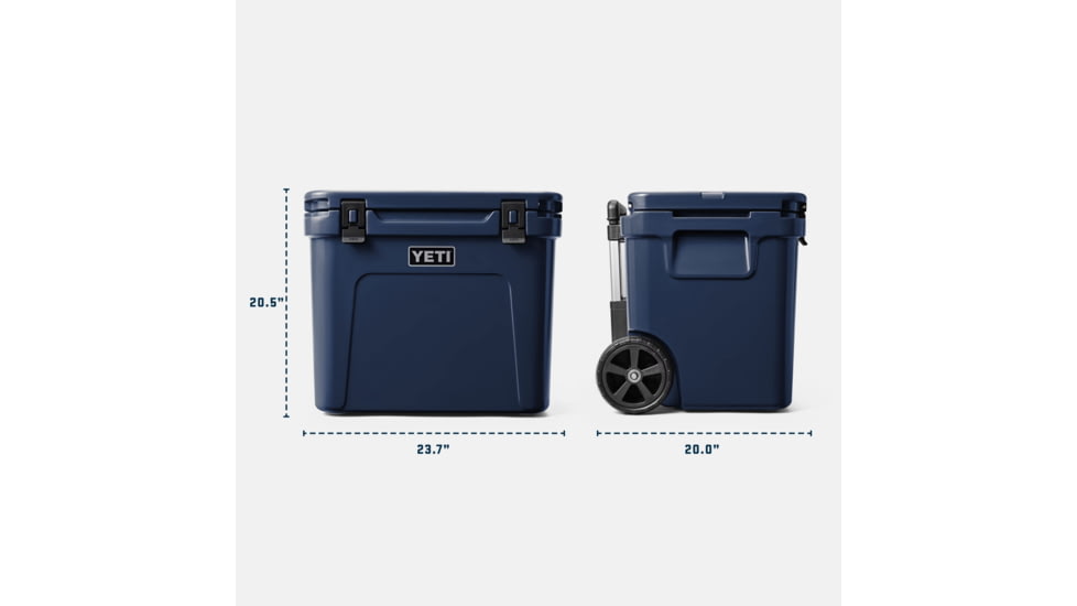 Yeti Roadie 60 Hard Cooler, Navy, 60 Quart, 10023200000