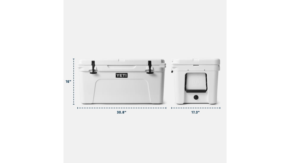 Yeti Tundra 65 Hard Cooler, Rescue Red, 65 Quart, 10065350000