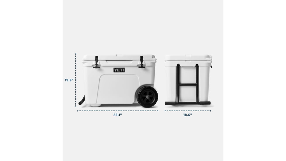 Yeti Tundra Haul Hard Cooler, Rescue Red, 65 Quart, 10060350000