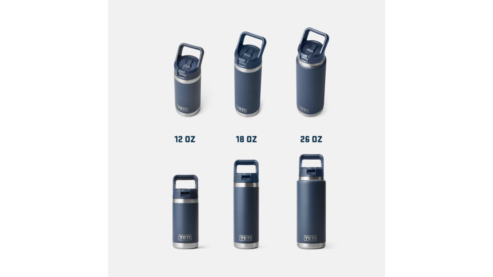 Yeti Rambler Jr. 12 oz Kids Water Bottle with Straw Cap