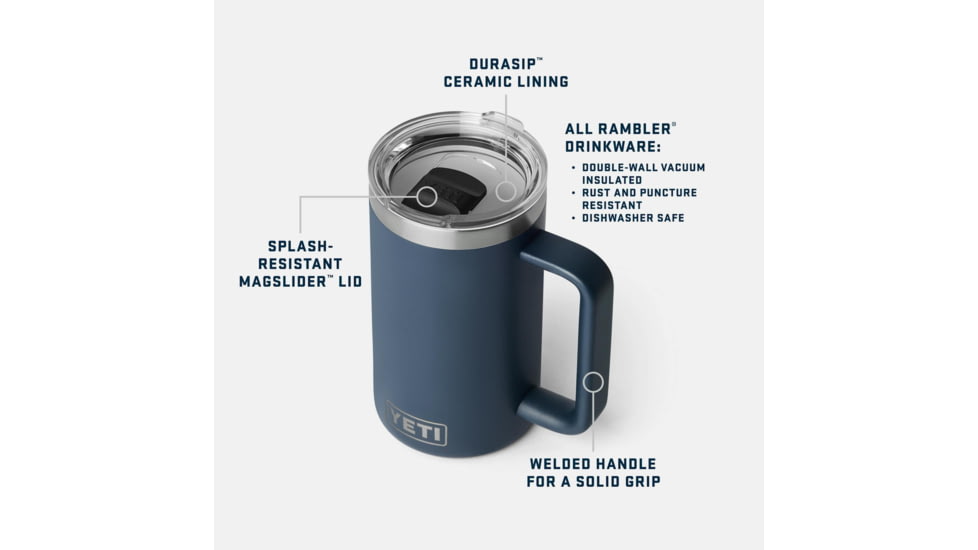 Yeti Rambler 24 oz Mug w/MagSlider Lid
