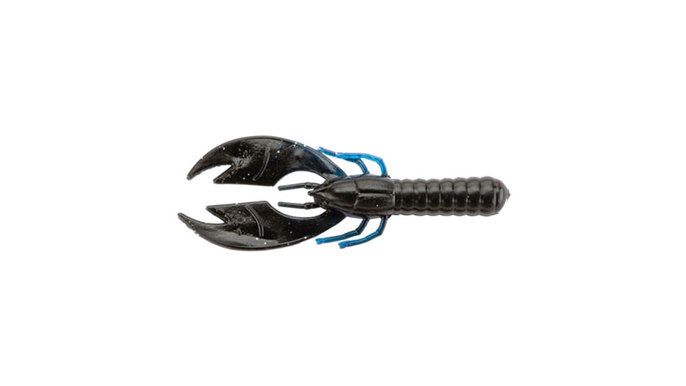 Yum Craw Papi, 8 Pack, 3.75in, Black Blue Shadow, YCRP3143
