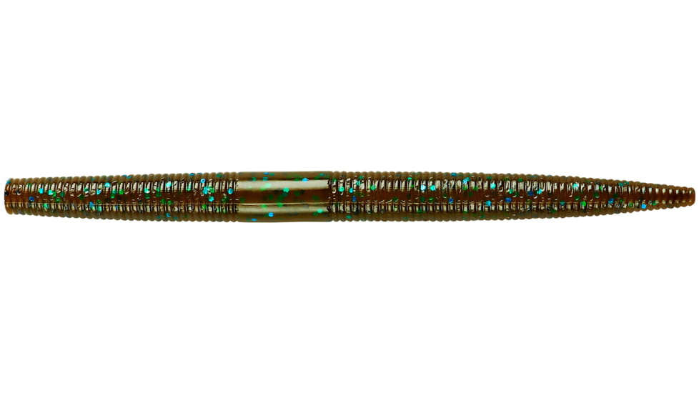 Yum Dinger, 8 Pack, 5in, green Pumpkin/Blue Flk, YDG5176