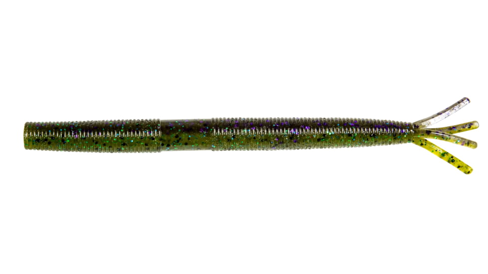 Z-man Bang Stickz Soft Bait, 6, 5.75in, Sprayed Grass, BSTICK-298PK6