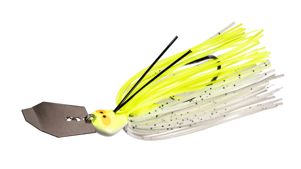 Z-man Crosseyez Chatterbait 1/2oz, Chartreuse/White, CBCE12-06