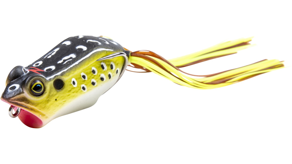 Z-man Leap Frogz Popping Frog 2.25in, Brown Leopard, LFPS-02