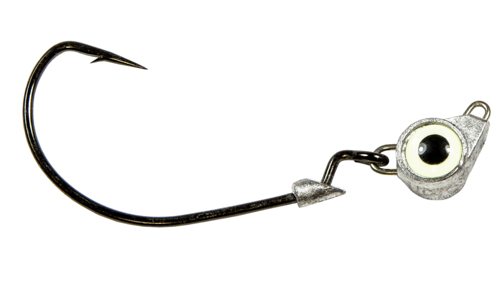 Z-man Texas Eye Jigheads, Glow, 1/8oz, 3 per Pack, TXJH18-03PK3
